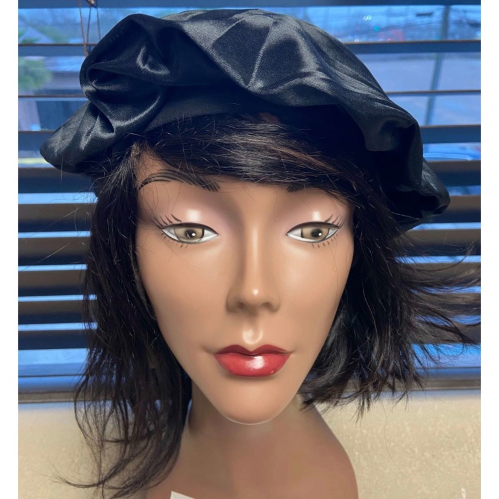 Silk hair bonnet
